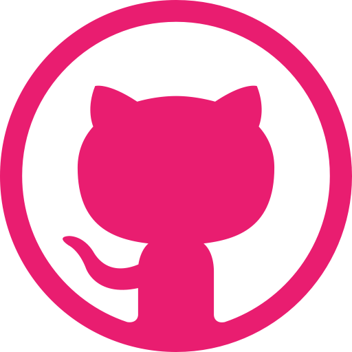 Hot Pink Github Logo